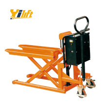 easier handling combination of pallet truck and lift table skid lifter